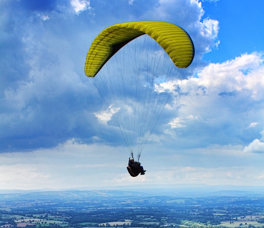 Scenic Paragliding View